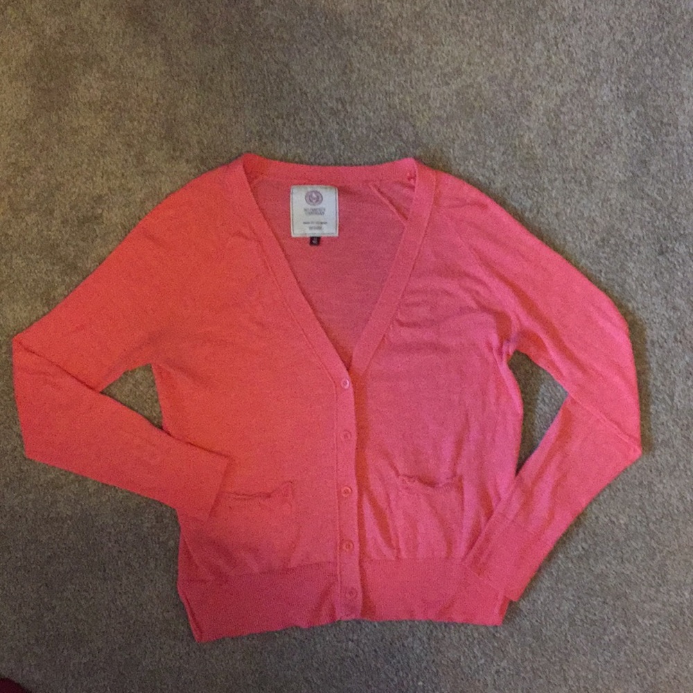 Coral Cardigan